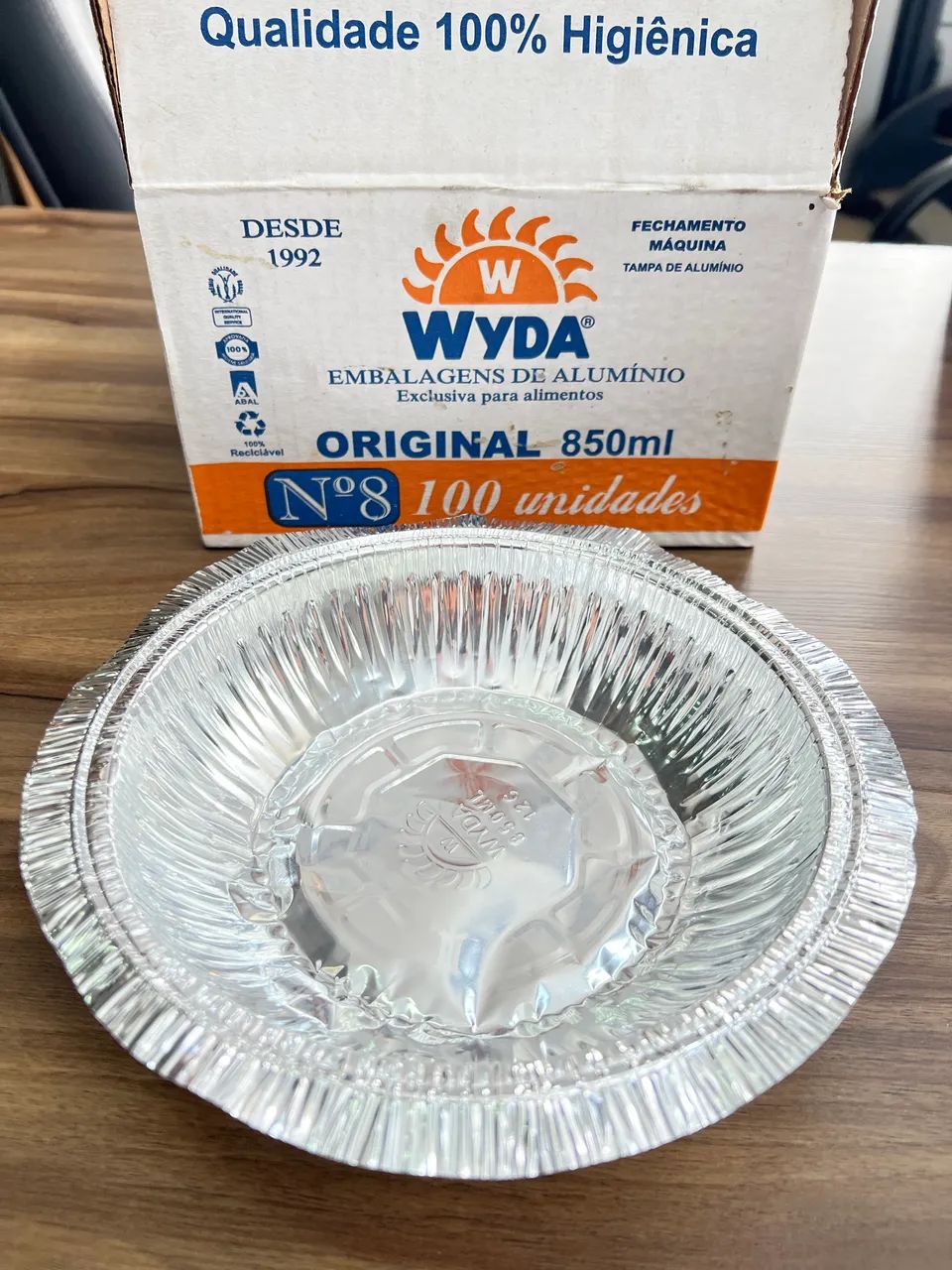 Marmitex alumínio Wyda 850ml e 1200ml - Foto 3