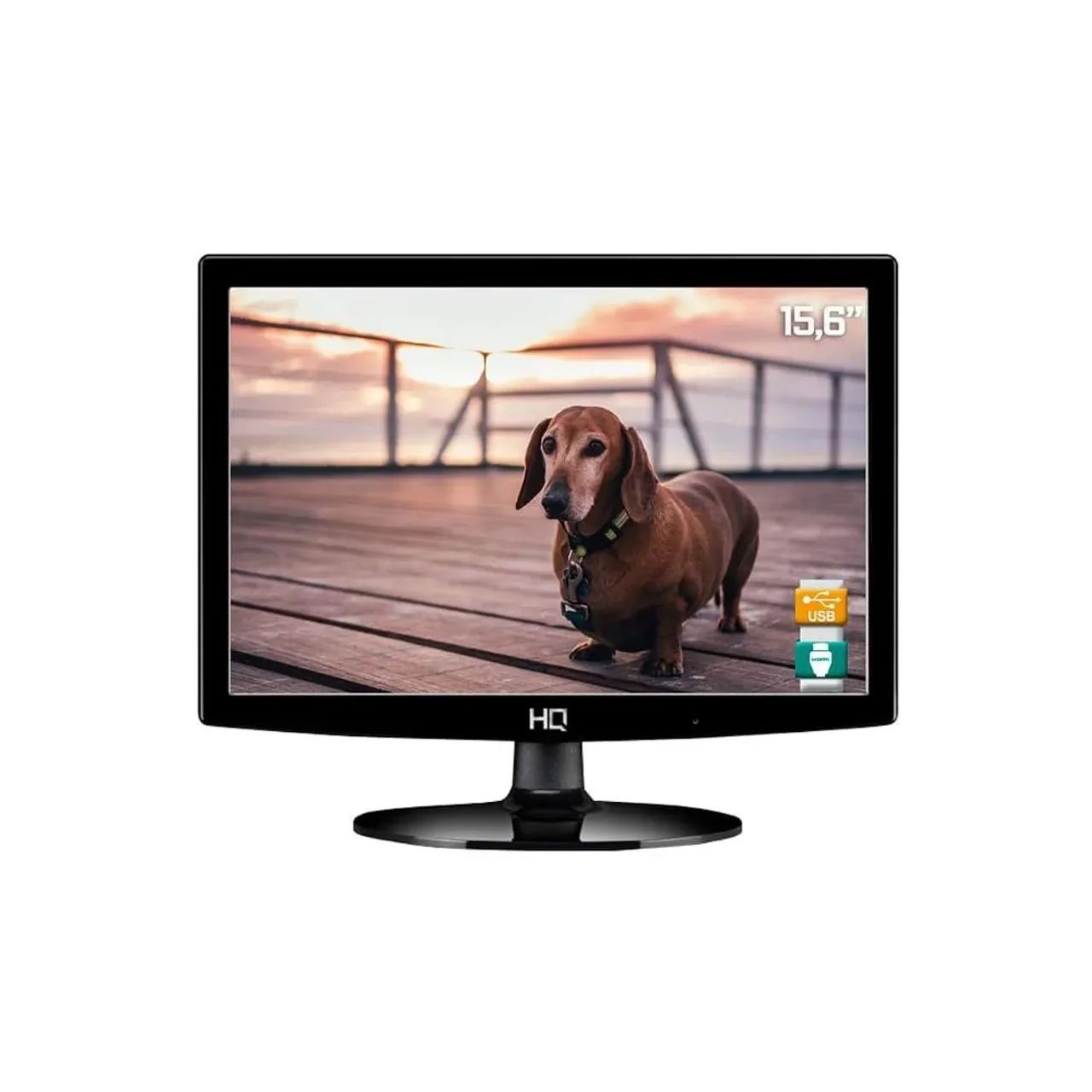 Monitor 15,6 polegadas hd led hq hdmi vga