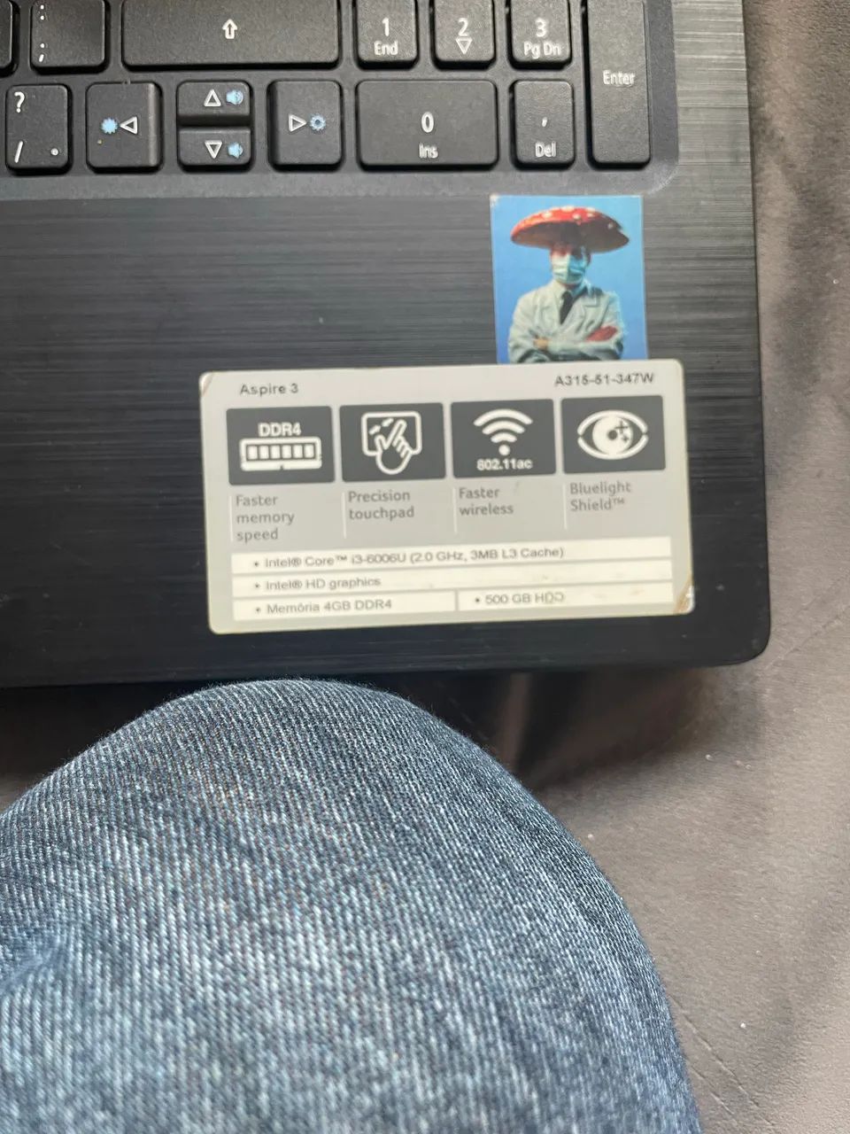 Notebook aspire 3 novo pouco uso  - Foto 3