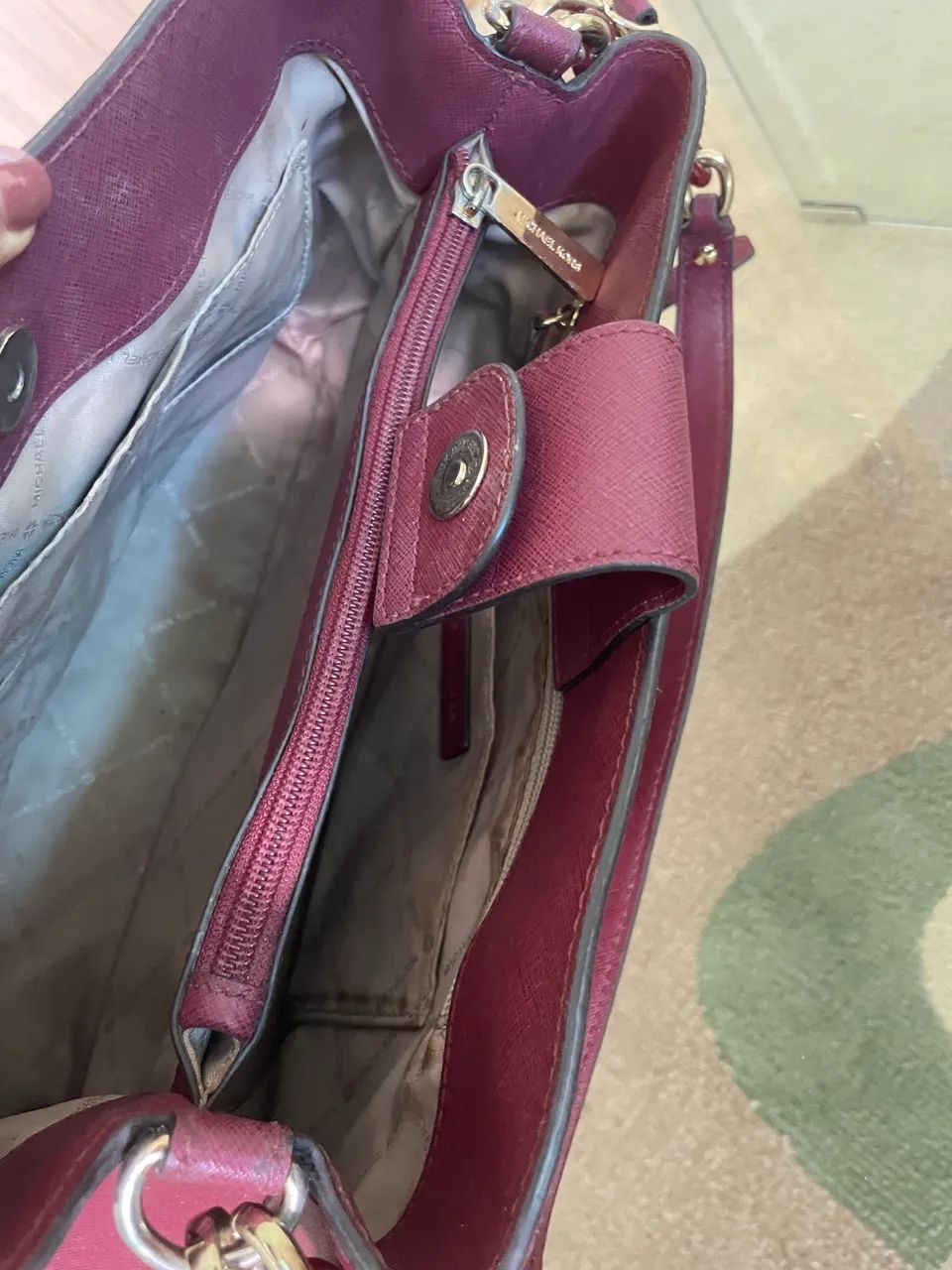 Bolsa Michael Kors Vinho - Foto 5