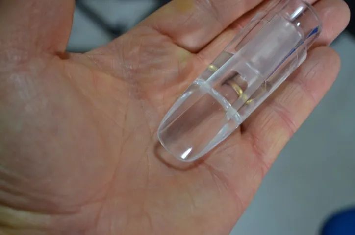 Boquilha Sax Alto Weril em Acrílico década de 1980 ((( Reliquia da Weril ))) - Foto 5