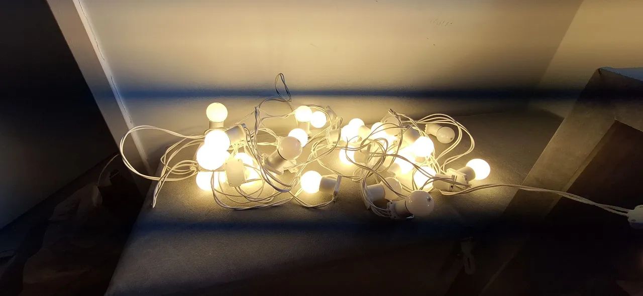 Varal de luzes 