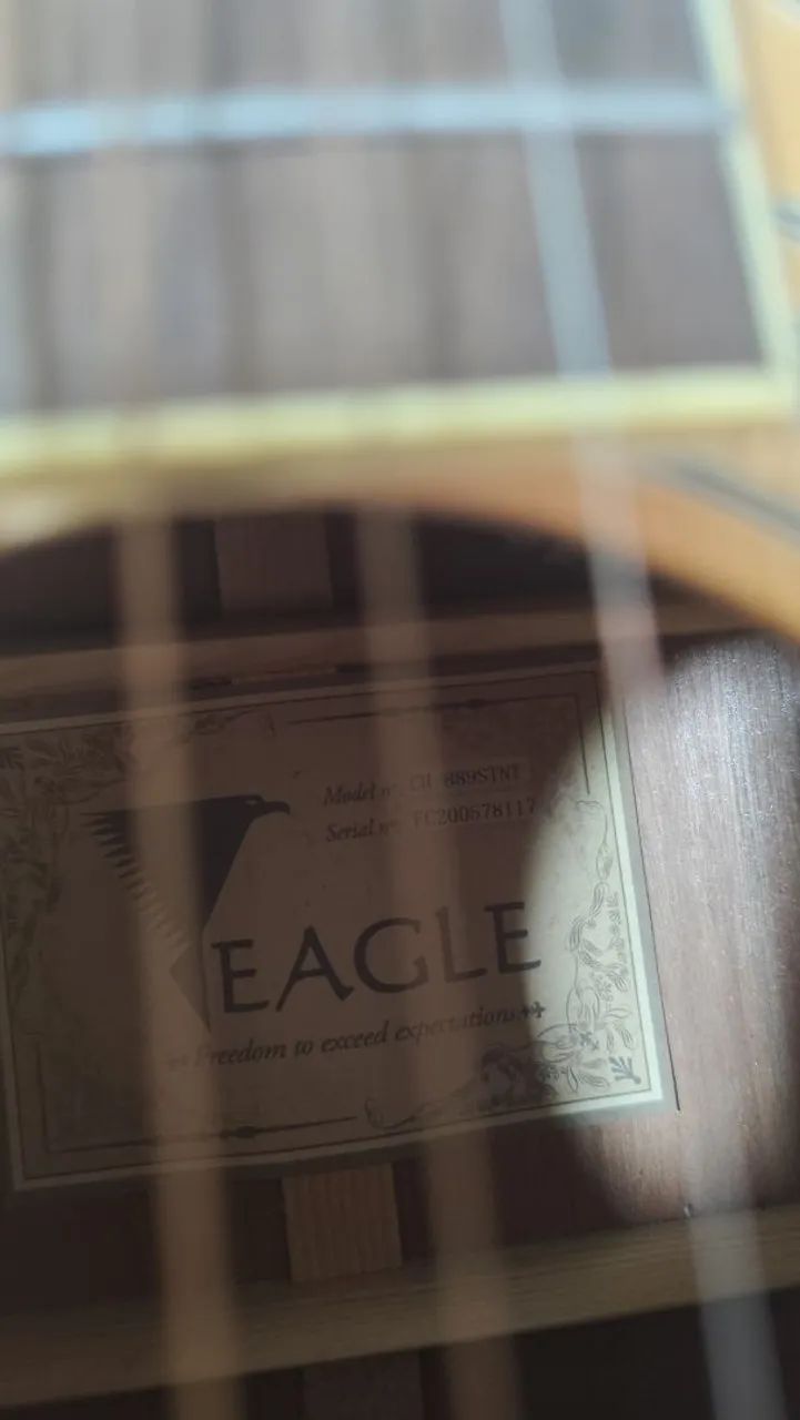 Vendo violão Eagle em ótimo estado - Foto 5