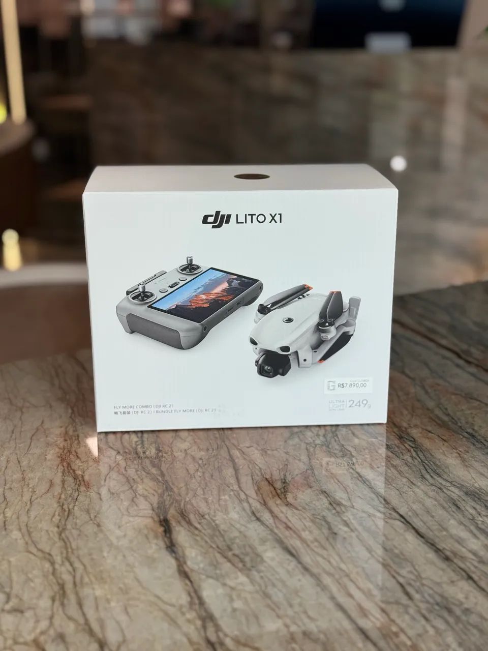 Drone DJI LITO X1 COMBO FLY MORE CONTROLE COM TELA - Foto 2