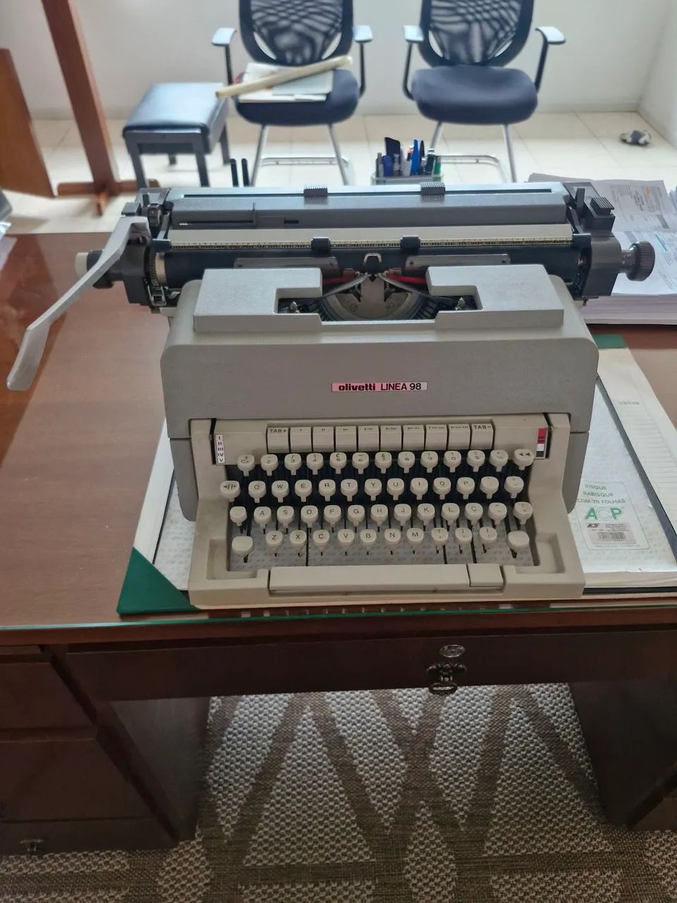 Máquina Datilografia Olivetti Linea 98 - Funcionando perfeitamente