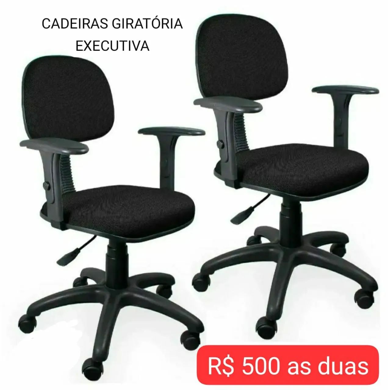 CADEIRAS GIRATÓRIA EXECUTIVA SEMI NOVA - Foto 2