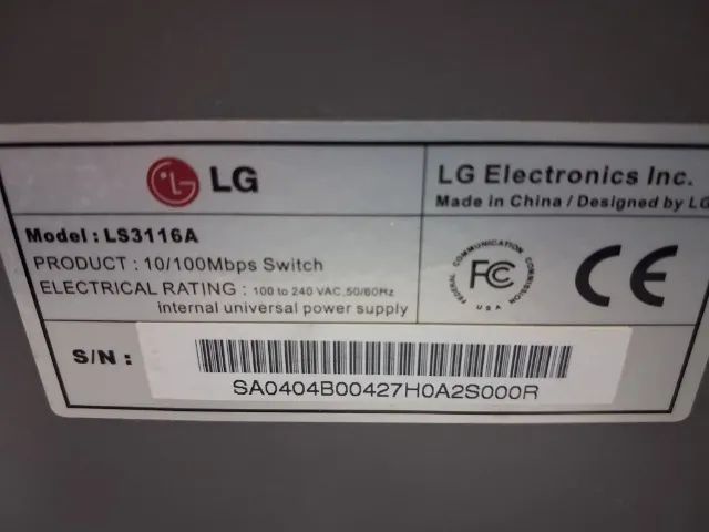 Switch LG LS3116A 16 Portas 10/100mbps - Foto 4