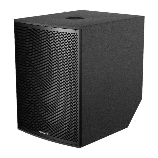 Subgrave Attack 18 polegadas Vrs 1880 800 Watts Rms Cor Preto