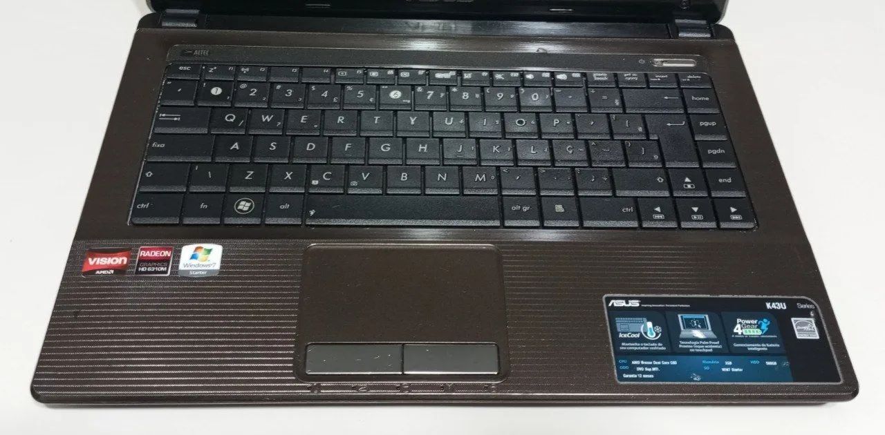 Notebook ASUS K43U - SSD + 6GB RAM + HD 500GB 490,00 - Foto 2