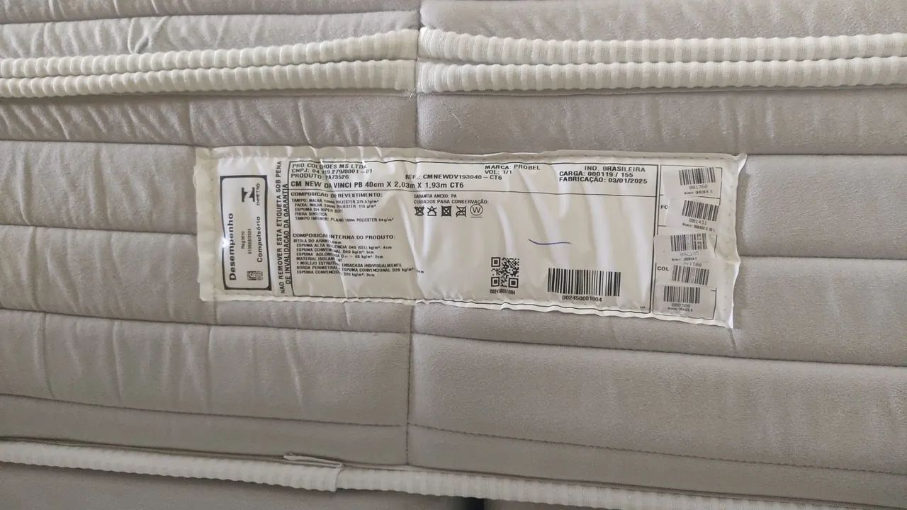 Cama King com Colchão PROBEL - Foto 4