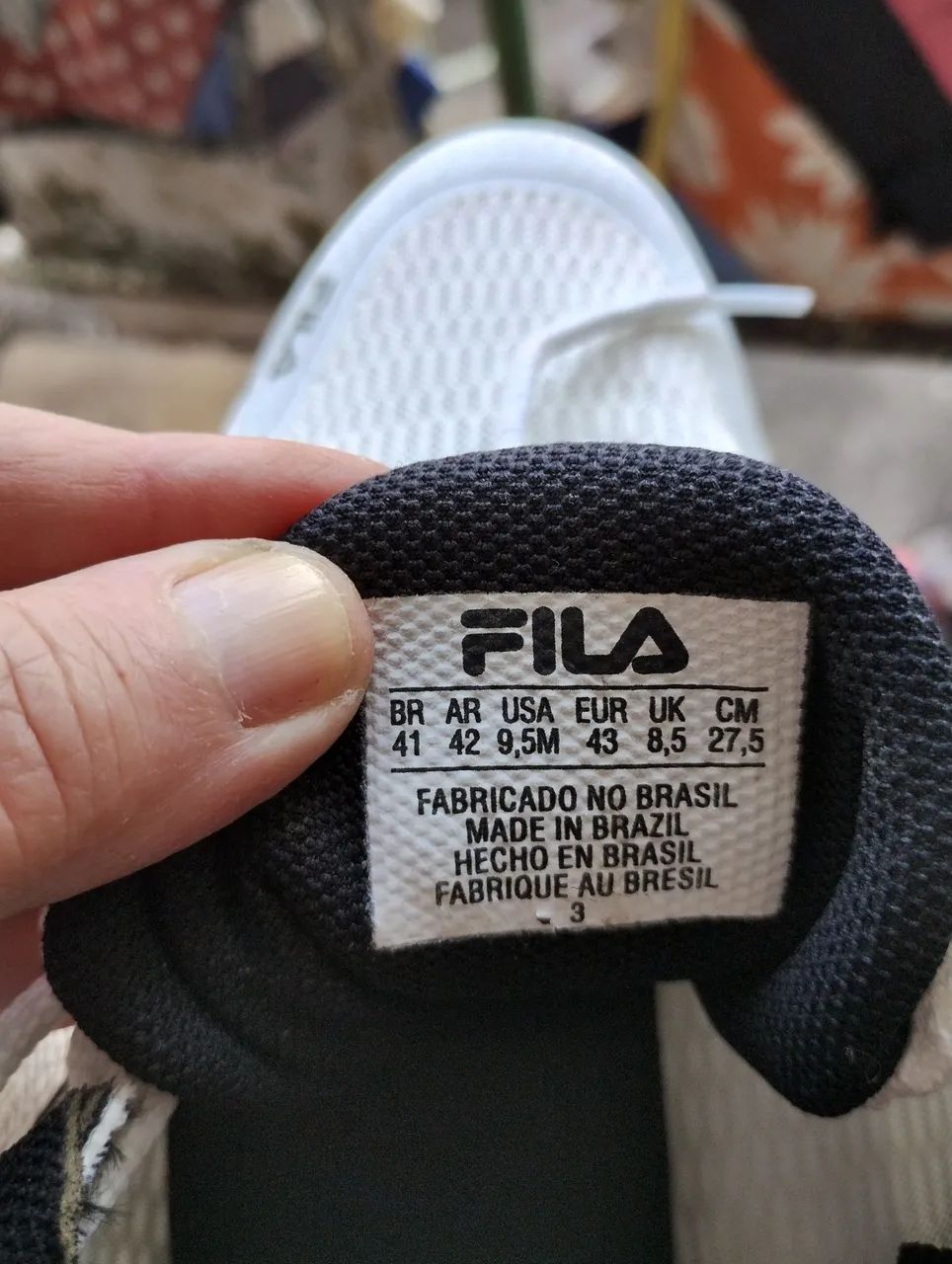 Tênis fila branco e preto  - Foto 3