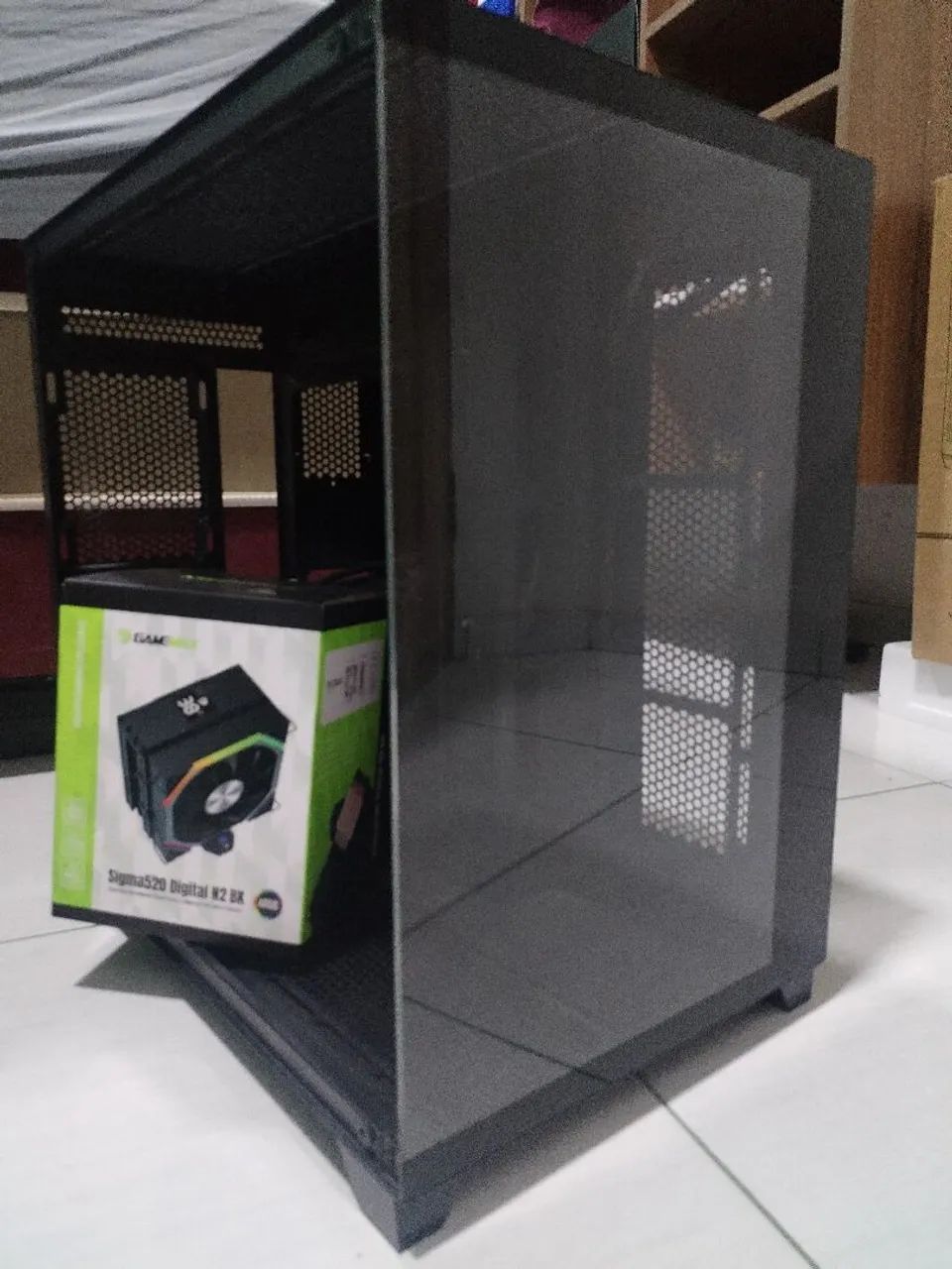 Gabinete e ar cooler 