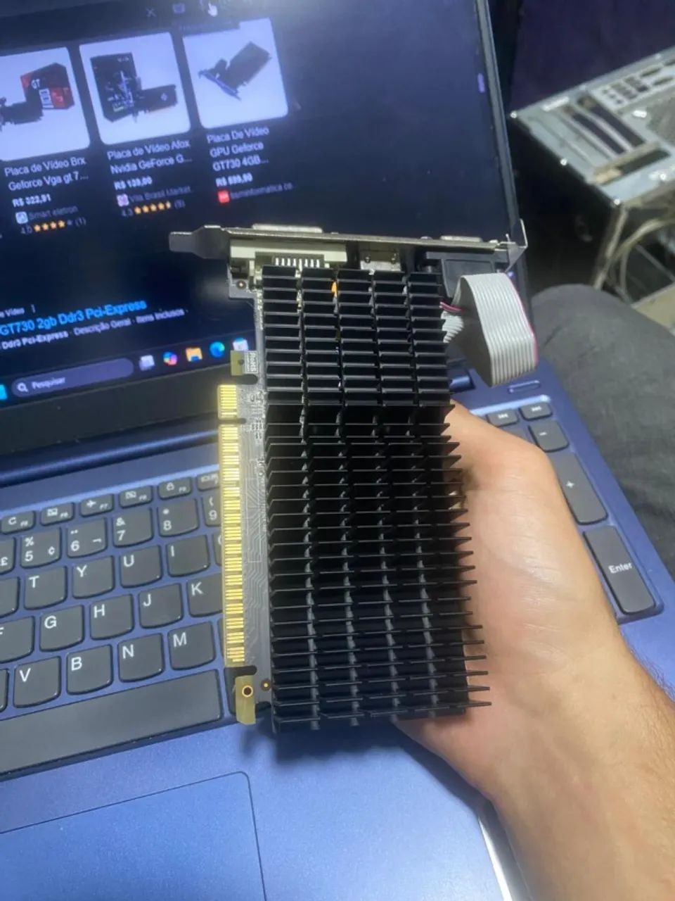 Placa de Video 1gb VGA / DVI / HDMI Lp Af710-1024d3 Afox