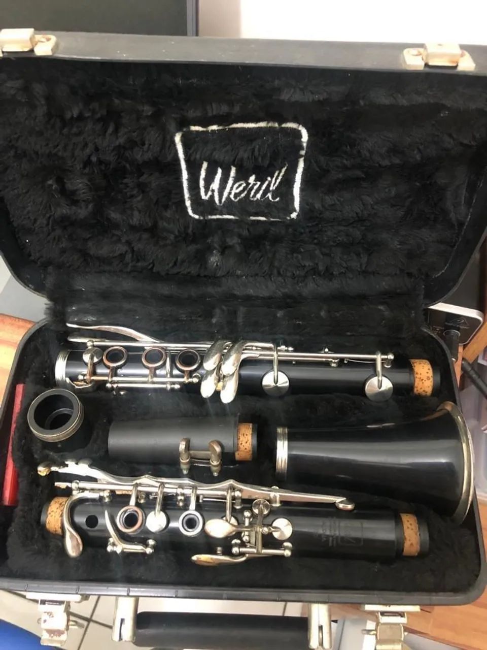 Clarinete Weril Sib 17 chaves Alpha B370 - Muito novo