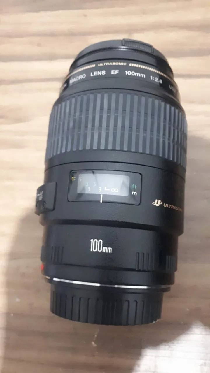 Lente Canon Ef 100mm F2.8 Usm Macro UltraSonic