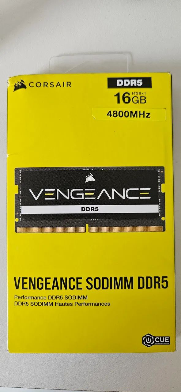 Vendo Memória RAM Corsair de notebook 