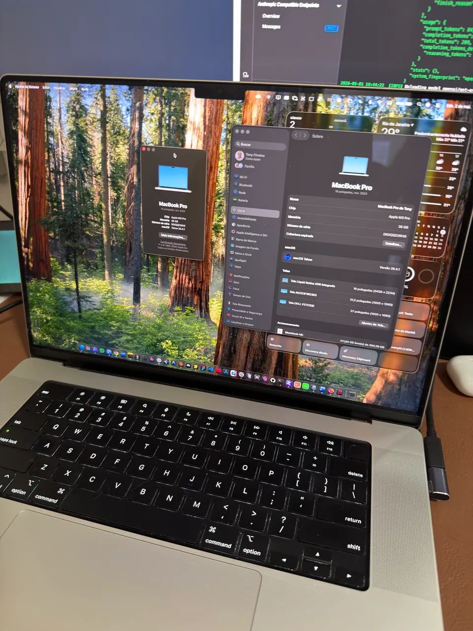 Macbook pro M3 36gb 16 polegadas 512 ssd - Foto 3