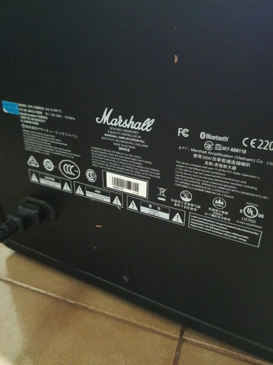 Amplificador Marshall CODE 25 - Foto 3