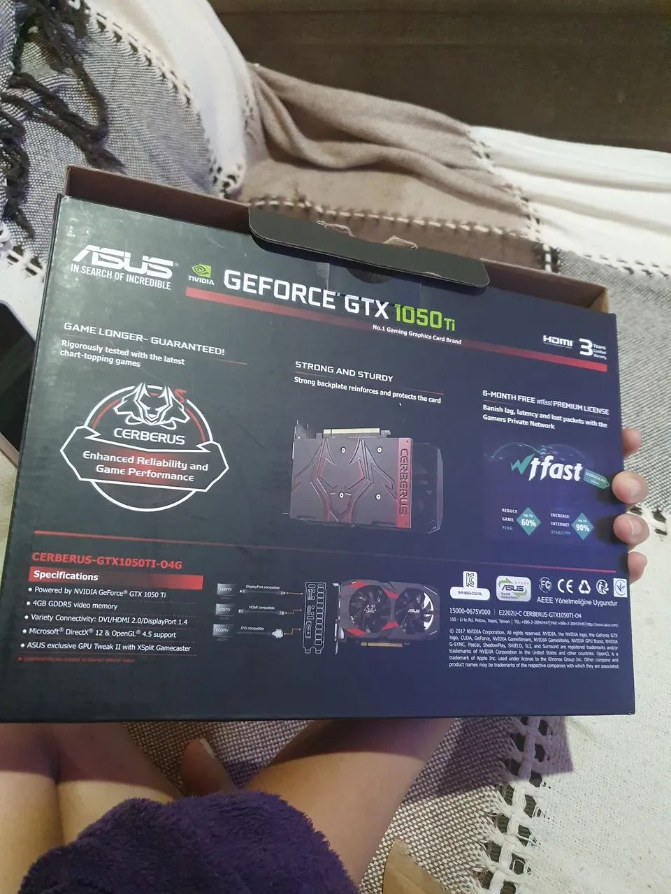 RTX 1050TI 4 GB CERBERUS  - Foto 4