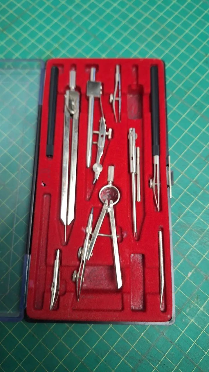 Conjunto de compassos antigo elpa  - Foto 4