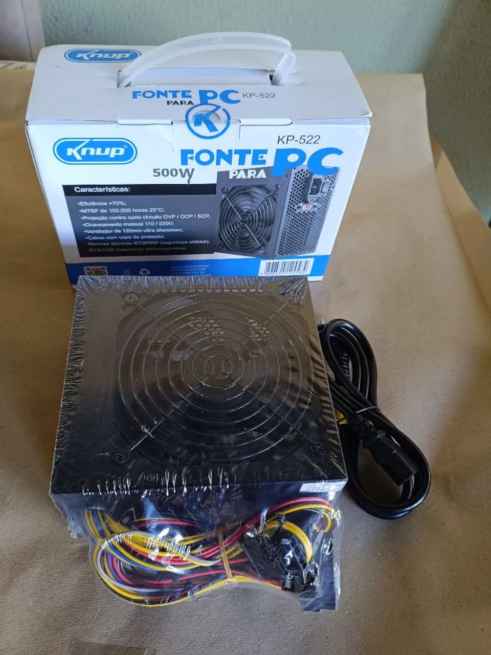 Fonte ATX 500W  para Pc gamer