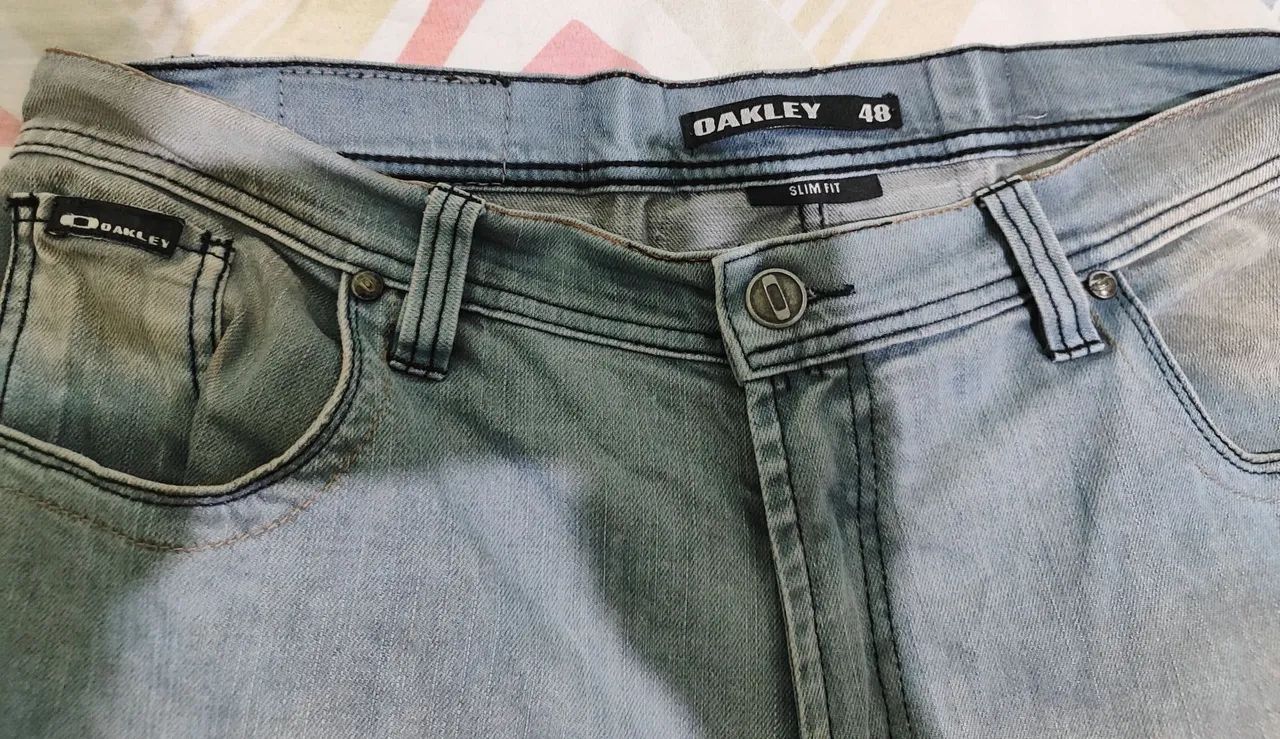 Bermuda Jeans Oakley, raridade !! - Foto 2