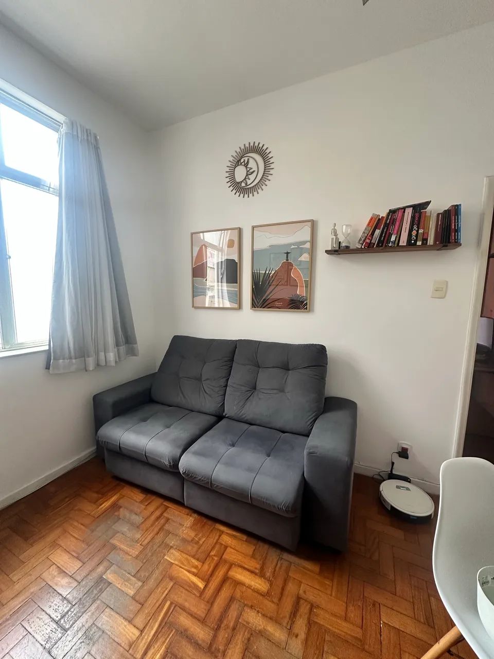 Sofá Cinza 3 lugares Retrátil e Reclinável  - Foto 3