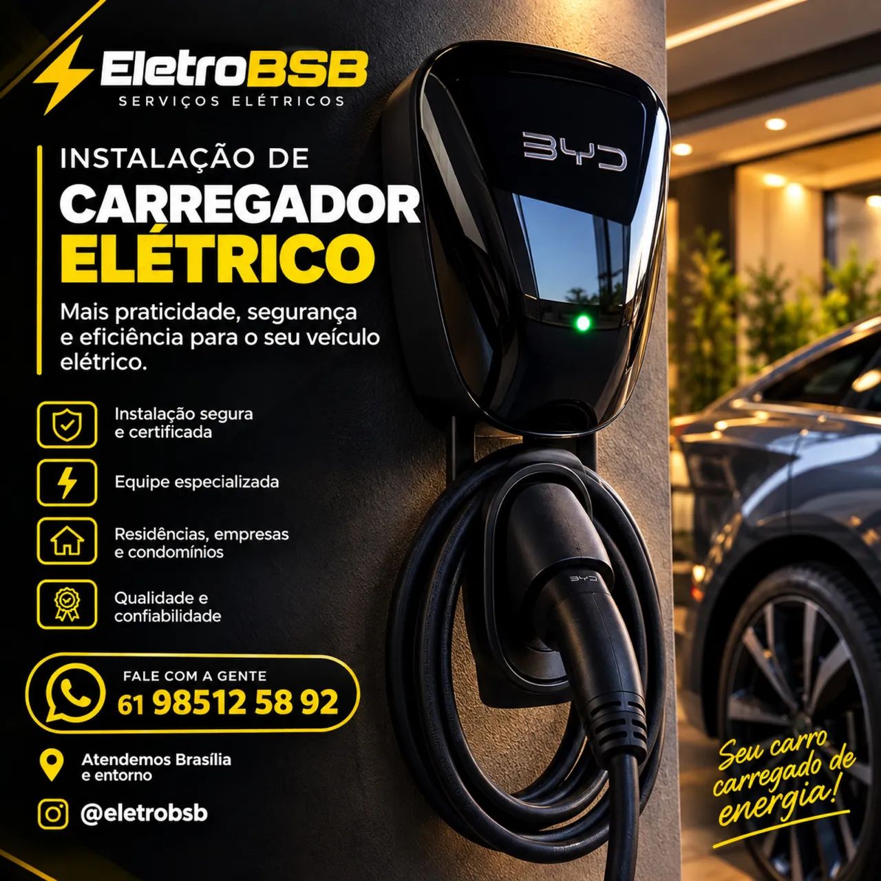 CARREGADORES ELÉTRICOS 
