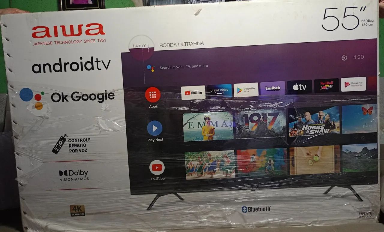Smart TV AIWA 55" 4K Android - Foto 2