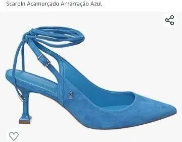 Scarpin Acamurçado Amarração  - Foto 3
