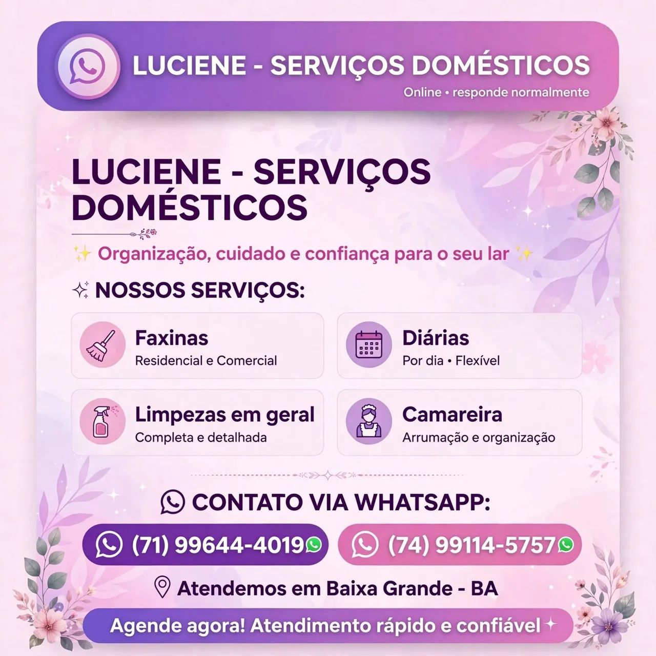Faxineira 