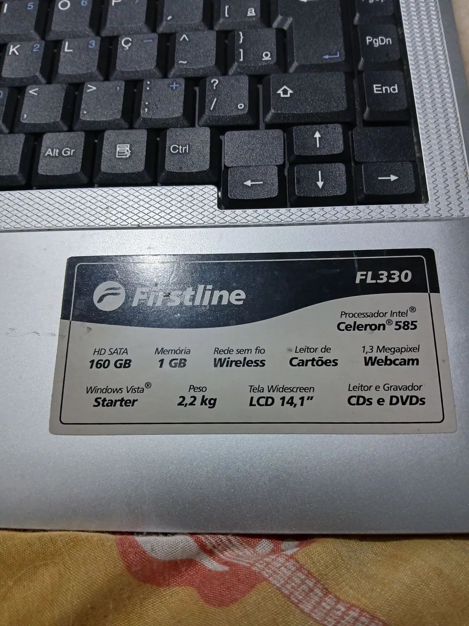 Notebook positivo firstline Fl330 celeron 2gb ddr2 HD 160 gb - Foto 2