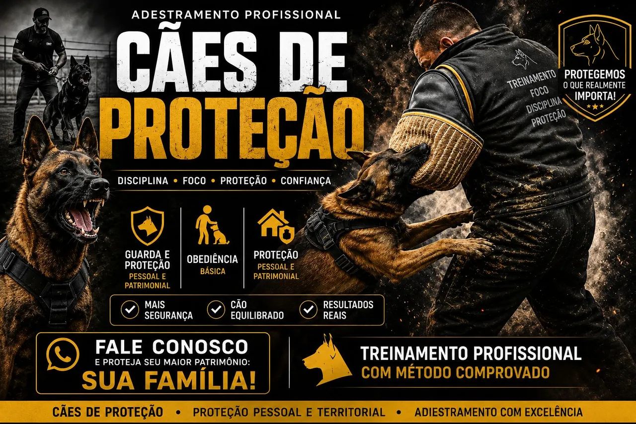 Adestramento guarda e proteção! 