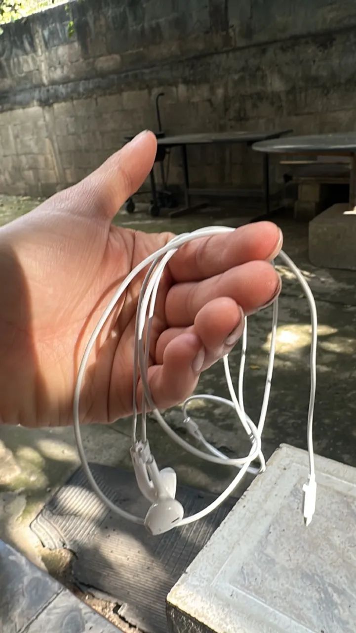 Fone de Ouvido com Fio Branco, Conector Lightning, Compatível com iPhone - Foto 2