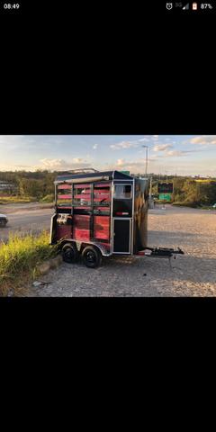 Trailer,reboque,carretinha 2 (dois) cavalos/animais