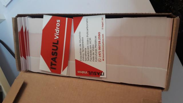 Cartão de Visita Verniz Localizado - Foto 3