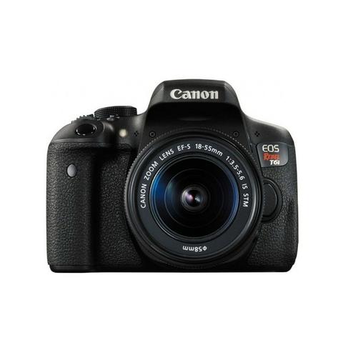 Camera Canon Eos T6I 18-55MM F/3.5-5.6 Is STM Preto - Foto 5