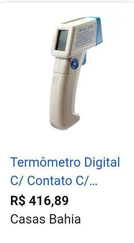 Termômetro Digital C/ Contato C/ Infravermelho MT 360 - Minipa