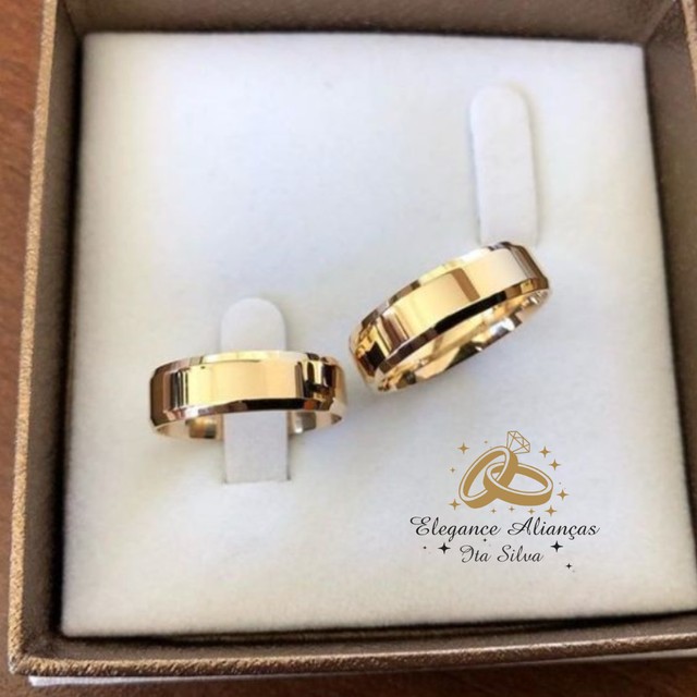 Par de Alianças em Ouro Promoção para o Dia dos Namorados - Foto 5