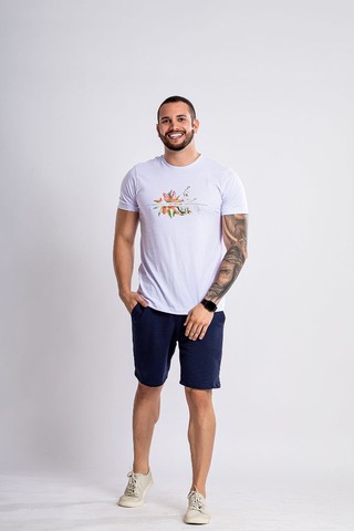 Bermudas Moletom Adulto Masculina - Foto 5