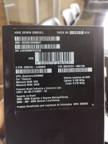ZenFone Max pro M2 super novo  - Foto 5