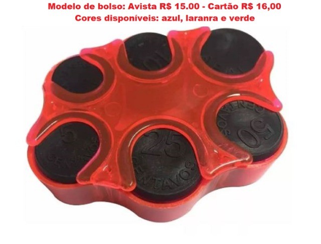 Porta moedas - 3 modelos com valores nas fotos: bolso, veicular e balcão - Foto 2