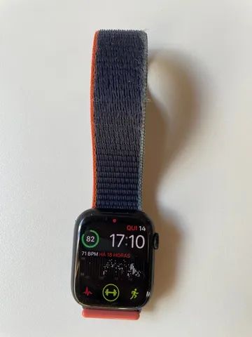 Relógio Apple Watch MKNY3LL/A SE 40mm / GPS - Prata/Azul no