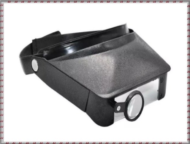 Lupa De Cabeça Com Lentes Intercambiáveis - 1 fixa e outra ajustável - Foto 2