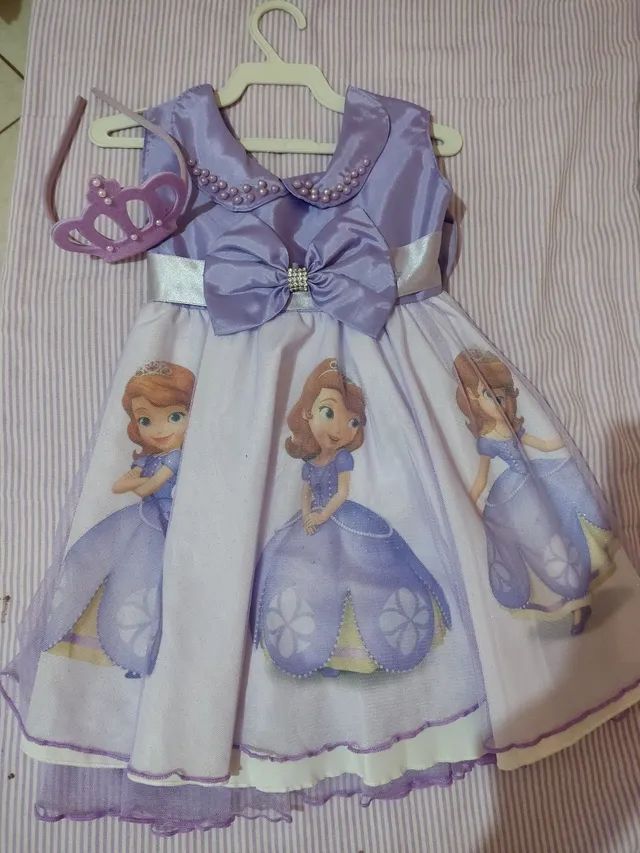 Vestido Princesinha Sofia