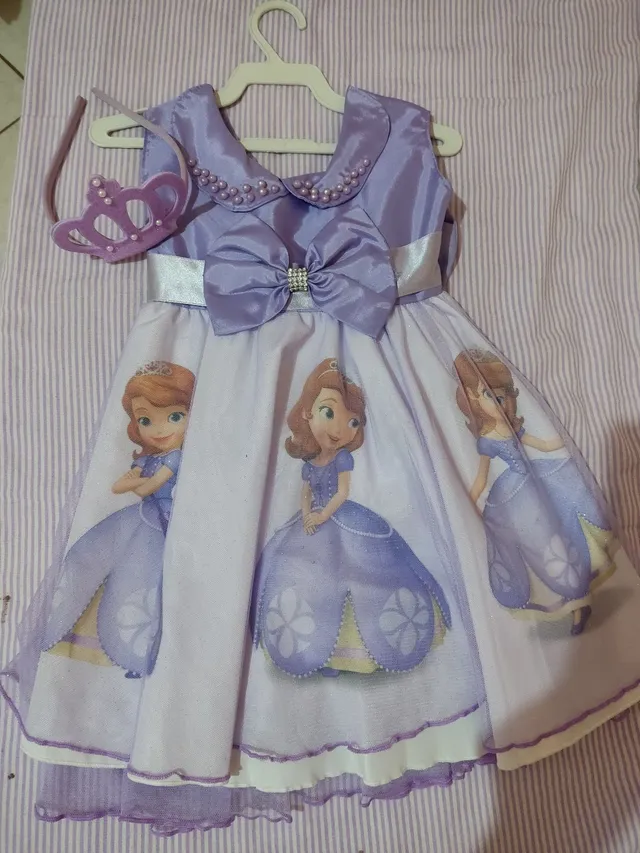 VESTIDO PRINCESA SOFIA  Aqui as PRINCESAS são reais. LOJA FÍSICA