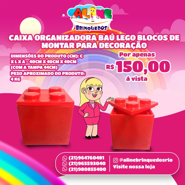 Caixa lego 