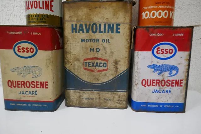 lote latas de oleo antiga. - Foto 4
