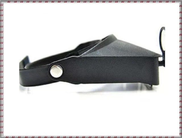Lupa De Cabeça Com Lentes Intercambiáveis - 1 fixa e outra ajustável - Foto 4