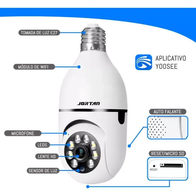 Câmera Wifi Inova 360 Graus